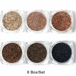 GUAP?? GUAP - Nagel Glitter Poeder Nail Art Set Goud & Navy - 6 Stuks -Essie winkel 550x505 1