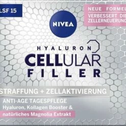 NIVEA Hyaluron Cellular Filler Anti-age Day Cream SPF15 Dagcr Me 50 Ml -Essie winkel 550x506 1