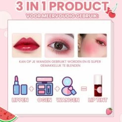 Glamour Cosmetics 01 Appel - Lip Tint - Lip Stain - Lip Tattoo - Lip Tint Korean - Lip And Cheek Tint - Waterproof Lipstick - Waterproof Lip Tint - Watervaste Lip Tint Lippenstift -Essie winkel 550x515