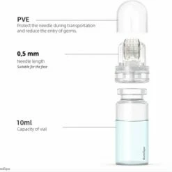 Marnifique Micro-Needle 0.5mm Derma Roller - Dermapen - Microneedling - Gezichtsroller - Face Roller - Gezichts- En Huidverzorging - Huidverjonging - Steriel Verpakt - Gezichtsserum - 24k Gold Serum - Sinterklaas Cadeau - Kerstcadeau -Essie winkel 550x516 1