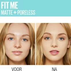 Maybelline Fit Me Matte & Poreless Foundation - 107 Rose Bei - 30 Ml -Essie winkel 550x517 3