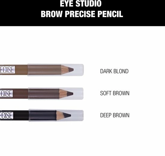 Maybelline Master Shape Brow Pencil - Deep Brown - Donkerbruin - Wenkbrauwpotlood 6 Maybelline Master Shape Brow Pencil - Deep Brown - Donkerbruin - Wenkbrauwpotlood - Afbeelding 6