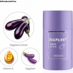 Merkloos LifeProducts4You Eggplant Mask Stick - Blackhead Remover - Acne - Gezichtsmaskers Verzorging - Huidverzorging - Dermatologisch Getest - Geschikt Voor Elk Type Huid -Essie winkel 550x522 10