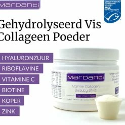 Mardanti Collageen | D Huidserum Van Binnenuit | Met Vitamine C, Riboflavine, Biotine, Zink, Koper En Hyaluronzuur | Draagt Bij Aan De Normale Collageenvorming | Vermindert Rimpels | Verbeterde Huidstructuur | Collageen Poeder Met Vanille Smaak -Essie winkel 550x524 7