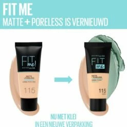 Maybelline Fit Me Matte & Poreless Foundation - 107 Rose Bei - 30 Ml -Essie winkel 550x525 6