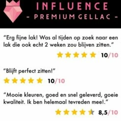 Merkloos #FAVOURITESERIE - Influence Gellac - Rode Gellak - Roze Gellak - Bruine Gellak - Gellak Rood UV - Gellak Roze UV - Gellak Bruin UV - UV Gellak - Gel Nagellak - Kado Vrouw - Sinterklaascadeau - Sinterklaas Kado - Kerstcadeau - Kerst Cadeau - 3 X 10 Ml -Essie winkel 550x527 9