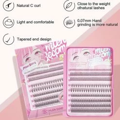 MLEN DIARY 296 Stuks Individuele Wimpers - Faux Mink Lash Clusters Pack -Essie winkel 550x533 19