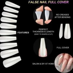 Royala Nageltips Ballerina- Kleur Wit - In Bewaar-assortiments Doos - 100 Stuks 10 Maten -Essie winkel 550x533 4