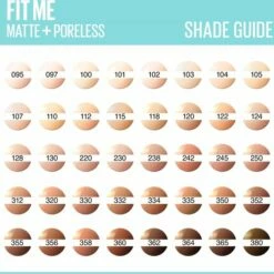 Maybelline Fit Me Matte & Poreless Foundation - 124 Soft Sand -Essie winkel 550x535 5