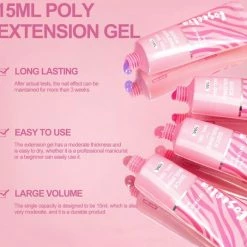 Coscelia Polygel- 6 KLEUREN SET - 15 ML - Polygel Kit - Polygel Nagels - Polygel Kleuren -Essie winkel 550x535 8