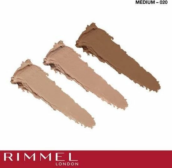 Rimmel London Rimmel Insta Conceal & Contour Palette - 020 Medium 2 Rimmel London Rimmel Insta Conceal & Contour Palette - 020 Medium - Afbeelding 2