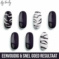 By Emily Nagel Wrap - Zebra | 14 Stickers Per Vel | Nail Wrap | Nail Art | Trendy | Design | Nagellakvrij | Eenvoudig | Nagel Art | Nagel Wrap | Nagel Stickers | Folie | Zelfklevend | Sjablonen 10 By Emily Nagel Wrap - Zebra | 14 Stickers Per Vel | Nail Wrap | Nail Art | Trendy | Design | Nagellakvrij | Eenvoudig | Nagel Art | Nagel Wrap | Nagel Stickers | Folie | Zelfklevend | Sjablonen -Essie winkel 550x537 11