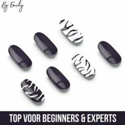 By Emily Nagel Wrap - Zebra | 14 Stickers Per Vel | Nail Wrap | Nail Art | Trendy | Design | Nagellakvrij | Eenvoudig | Nagel Art | Nagel Wrap | Nagel Stickers | Folie | Zelfklevend | Sjablonen 11 By Emily Nagel Wrap - Zebra | 14 Stickers Per Vel | Nail Wrap | Nail Art | Trendy | Design | Nagellakvrij | Eenvoudig | Nagel Art | Nagel Wrap | Nagel Stickers | Folie | Zelfklevend | Sjablonen -Essie winkel 550x537 12