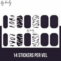 By Emily Nagel Wrap - Zebra | 14 Stickers Per Vel | Nail Wrap | Nail Art | Trendy | Design | Nagellakvrij | Eenvoudig | Nagel Art | Nagel Wrap | Nagel Stickers | Folie | Zelfklevend | Sjablonen 15 By Emily Nagel Wrap - Zebra | 14 Stickers Per Vel | Nail Wrap | Nail Art | Trendy | Design | Nagellakvrij | Eenvoudig | Nagel Art | Nagel Wrap | Nagel Stickers | Folie | Zelfklevend | Sjablonen -Essie winkel 550x537 15
