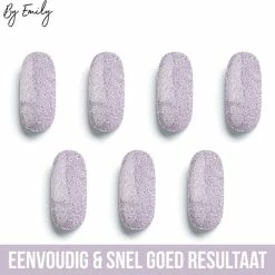 By Emily - Nagel Wrap - Sparkly Grey | 14 Stickers | Nail Wrap | Nail Art | Trendy | Design | Nagellakvrij | Eenvoudig | Nagel Wrap | Nagel Stickers | Folie | Zelfklevend | Sjablonen -Essie winkel 550x537 21