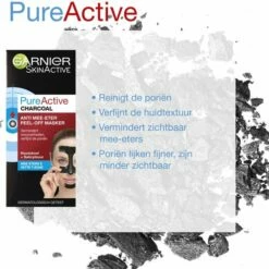 Garnier Skinactive Face Pure Active Peel-off Anti Mee-eter Gezichtsmasker Charcoal - 2 Stuks -Essie winkel 550x537 8