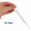 Christian Deluxe - 10 Stuks Pipet Voor Vloeistoffen - 3ml - Pipet Voor Vloeistoffen - Doseerpipet - Plastic Pipet - Pasteur Pipet - Whisky Pipet -Essie winkel 550x537 9