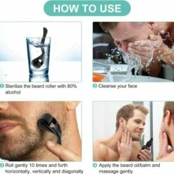 Kingsowned Dermaroller 1.5 Mm Met Cleaning Spray - 540 Naalden - Steriel Verpakt - Hoge Kwaliteit Chirurgisch Staal - Bewezen Effectief Tegen Rimpels, Acne Littekens, En Cellulitis & Stimulatie Van Haargroei Op De Hoofdhuid, Baardgroei -Essie winkel 550x539 7