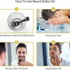 Kingsowned Derma Roller 1.5 Mm, 540 Naalden - Steriel Verpakt - Hoge Kwaliteit Chirurgisch Staal - Bewezen Effectief Tegen Rimpels, Acne Littekens, En Cellulitis & Stimulatie Van Haargroei Op De Hoofdhuid, Baardgroei -Essie winkel 550x540 11