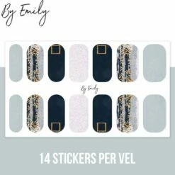 By Emily Nagel Wrap - Classic Teal | 14 Stickers Per Vel | Nail Wrap | Nail Art | Trendy | Design | Nagellakvrij | Eenvoudig | Nagel Art | Nagel Wrap | Nagel Stickers | Folie | Zelfklevend | Sjablonen -Essie winkel 550x540 3