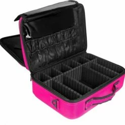 Confibel Cosmetica Koffer - Make-up Koffer Met Verstelbare Vakken - Visagie En Nagelstyliste Beauty Koffer - 37x27x13CM - Roze 22 Confibel Cosmetica Koffer - Make-up Koffer Met Verstelbare Vakken - Visagie En Nagelstyliste Beauty Koffer - 37x27x13CM - Roze -Essie winkel 550x542 14