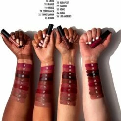 NYX Professional Makeup Soft Matte Lip Cream - Abu Dhabi SMLC09 - Lippenstift - 8 Ml -Essie winkel 550x542 9