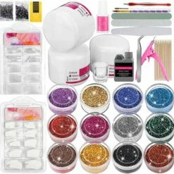 Lucky Fine Nepnagels - Volledige Gel Nagels Set - Polygel Starter Set - Voor Beginners - Voor DIY Salon Art Nagels - Voor Vrouwen