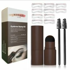 Kopari Wenkbrauw Stempel - Wenkbrauw Stempel - Make Up Inclusief Sjablonen - Eyebrow Stamp - Stempelset - Brow Stamp - Wenkbrauw Sjabloon