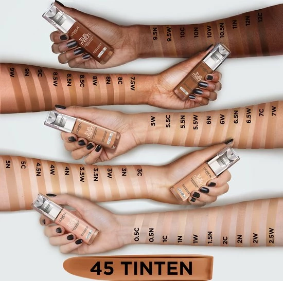 L?Or?al Paris L Or Al Paris - True Match Foundation - 6N - Natuurlijk Dekkende Foundation Met Hyaluronzuur En SPF 16 - 30 Ml 5 L?Or?al Paris L Or Al Paris - True Match Foundation - 6N - Natuurlijk Dekkende Foundation Met Hyaluronzuur En SPF 16 - 30 Ml - Afbeelding 5