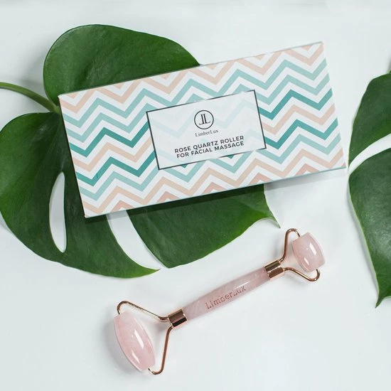 LimberLux Rose Quartz Roller - Inclusief Draagzakje En Skincare Samples - Gezichtsroller - Gezichtsmassage Face Roller - Jade Roller 9 LimberLux Rose Quartz Roller - Inclusief Draagzakje En Skincare Samples - Gezichtsroller - Gezichtsmassage Face Roller - Jade Roller - Afbeelding 9