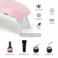 Royala A - Gellak Starterspakket + Inclusief Portable UV LED Lamp + Met 6 Verschillende Gellak Kleuren - Gellak Lamp Gellac Set - Alle Benodigdheden In E N -Essie winkel 550x550 178