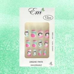 Merkloos Plaknagels | 12 Nagels | Kinderen | Geen Lijm Nodig | Roze Kat -Essie winkel 550x550 253