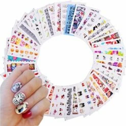 Relouka Luxe Nagelstickers - Nail Art - Gemengde Ontwerpen - 50 Stuks
