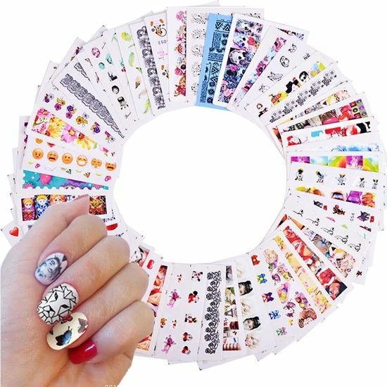 Relouka Luxe Nagelstickers - Nail Art - Gemengde Ontwerpen - 50 Stuks 1 Relouka Luxe Nagelstickers - Nail Art - Gemengde Ontwerpen - 50 Stuks