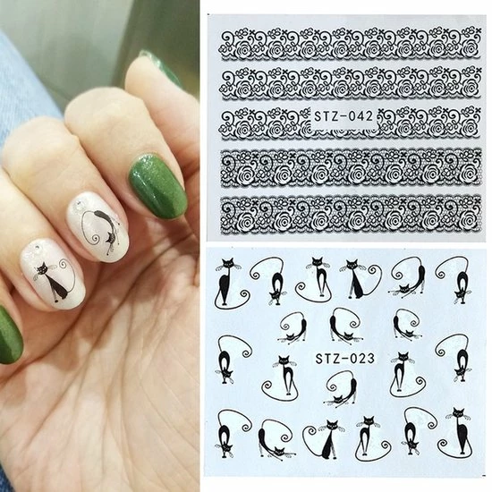 Relouka Luxe Nagelstickers - Nail Art - Gemengde Ontwerpen - 50 Stuks 4 Relouka Luxe Nagelstickers - Nail Art - Gemengde Ontwerpen - 50 Stuks - Afbeelding 4
