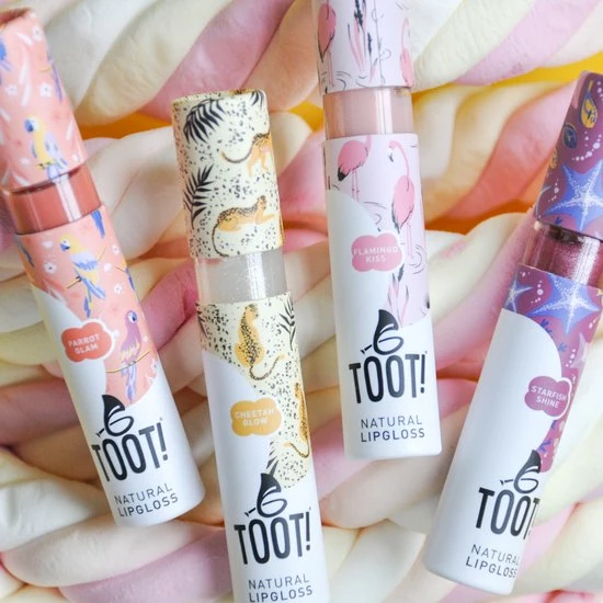 TOOT! Natuurlijke Lipgloss - Flamingo Kiss - Lipgloss Meisjes 4 TOOT! Natuurlijke Lipgloss - Flamingo Kiss - Lipgloss Meisjes - Afbeelding 4