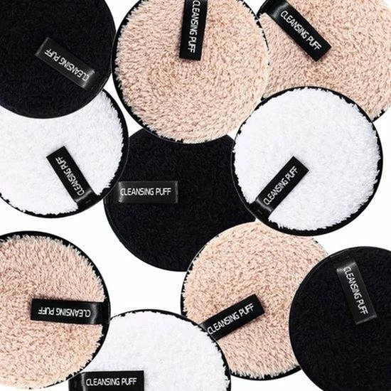 LOUZIR 2 Stuks Magic Microfiber Cleansing Puffs |make-up|eraser Pads|wasbare Wattenschijfjes|make Up Remover Pads|reinigingsdoekjes|Oog Make-up Reiniging|Milieuvriendelijk 4 LOUZIR 2 Stuks Magic Microfiber Cleansing Puffs |make-up|eraser Pads|wasbare Wattenschijfjes|make Up Remover Pads|reinigingsdoekjes|Oog Make-up Reiniging|Milieuvriendelijk - Afbeelding 4