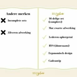 Self Glow Manicure Set Pedicure Set - Pedicureset - Manicureset - Nagelset - Nagel Set Nagelvijl - RVS - 16-delig -Essie winkel 550x550 407