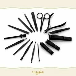 Self Glow Manicure Set Pedicure Set - Pedicureset - Manicureset - Nagelset - Nagel Set Nagelvijl - RVS - 16-delig -Essie winkel 550x550 411