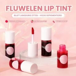Glamour Cosmetics 02 Aardbei - Lip Tint - Lip Stain - Lip Tattoo - Lip Tint Korean - Lip And Cheek Tint - Waterproof Lipstick - Waterproof Lip Tint - Watervaste Lip Tint Lippenstift