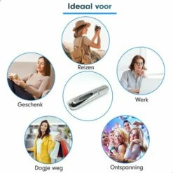 MaxedMore Navulbare Parfumverstuiver 5ml Zilver - 65 Keer Spraybare Parfum Verstuiver - Hervulbaar Tasverstuiver Voor Parfum - Meeneem Mini Geur Flesje Voor Op Reis - Lipstick Formaat Navulbaar Parfumflesje -Essie winkel 550x550 531