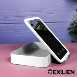 Exilien Rechthoekige Make Up Spiegel Met Led Verlichting/ Opmaak/Reis/Tas/ Cosmetica Spiegel Op Standaard/ 1200MaH Oplaadbare Batterij/Wit 10 Exilien Rechthoekige Make Up Spiegel Met Led Verlichting/ Opmaak/Reis/Tas/ Cosmetica Spiegel Op Standaard/ 1200MaH Oplaadbare Batterij/Wit -Essie winkel 550x550 549