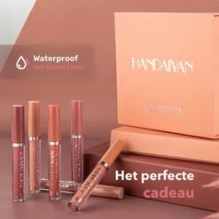 Handaiyan Liquid Lipsticks Set A - Set Van 6 - Matte Lippenstift - Waterproof - Make Up Set - Geschenkset - Giftset -Essie winkel 550x550 620