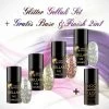 Coconails Gellak Glitter Set Met Base&Finish 2in1/Gellak/Gel Nagellak/Gel Polish/Top Coat Gellak