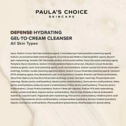 Paula's Choice Defense Gezichtsreiniger - Face Wash Met Aminozuren - Alle Huidtypen - 198 Ml -Essie winkel 550x550 739