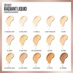Maybelline Dream Radiant Liquid - 3.7 Vanilla - Foundation Geschikt Voor De Droge Huid Met Hyaluronzuur - 30 Ml -Essie winkel 550x550 814