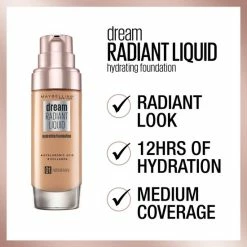 Maybelline Dream Radiant Liquid - 3.7 Vanilla - Foundation Geschikt Voor De Droge Huid Met Hyaluronzuur - 30 Ml -Essie winkel 550x550 816