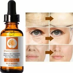 Pretty Cowry Gezicht Serum - Vitamine C - Anti Age - Anti Acne - Hydraterende Werking - Celvernieuwing - Tegen Pigmentvlekken - Gezichtsverzorging -Essie winkel 550x552 11