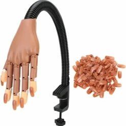 Merkloos CareLux Nagel Oefenhand - Flexibel - Inclusief Gratis Nageltips