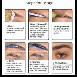 Flora Ruby - Wimper & Wenkbrauw Lifting Set 2 In 1 - Professionele 2 In 1 Lash Lift & Brow Lamination Kit - Permanente Wimperkruller -Essie winkel 550x553 6